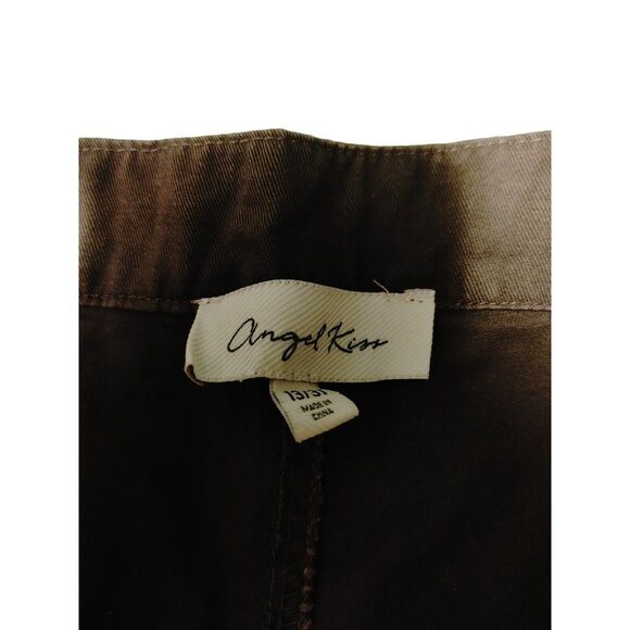 Angel Kiss Grey Cargo Pants Women’s Jrs Size 13/31 Good Condition - Picture 3 of 8